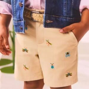 NWT- Janie and Jack Colorful Embroidery Shorts